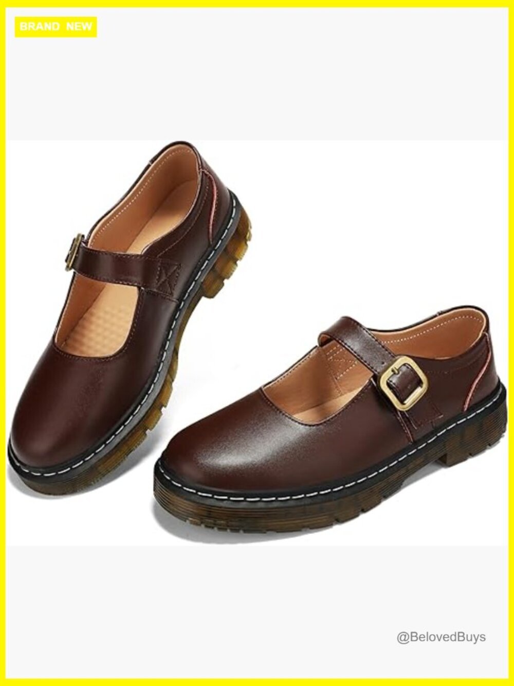Women's Mary Jane Flats Classic Comfort Slip-On Shoes Breathable Lightweight